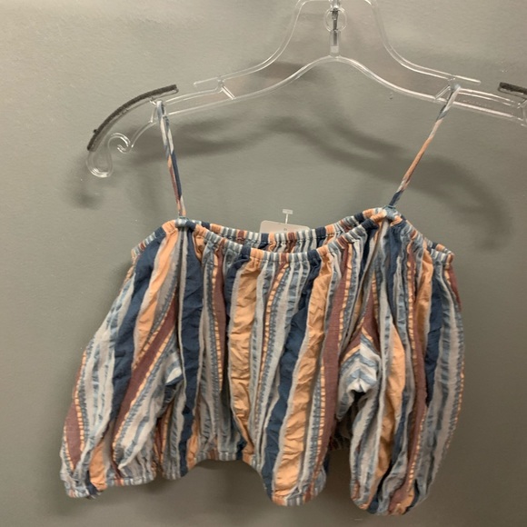 NWT Ulla Johnson Freesia Sky Crop Top - Picture 2 of 4